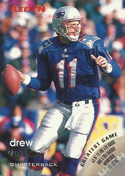 Drew Bledsoe New England Patriots 1996 Fleer NFL #81
